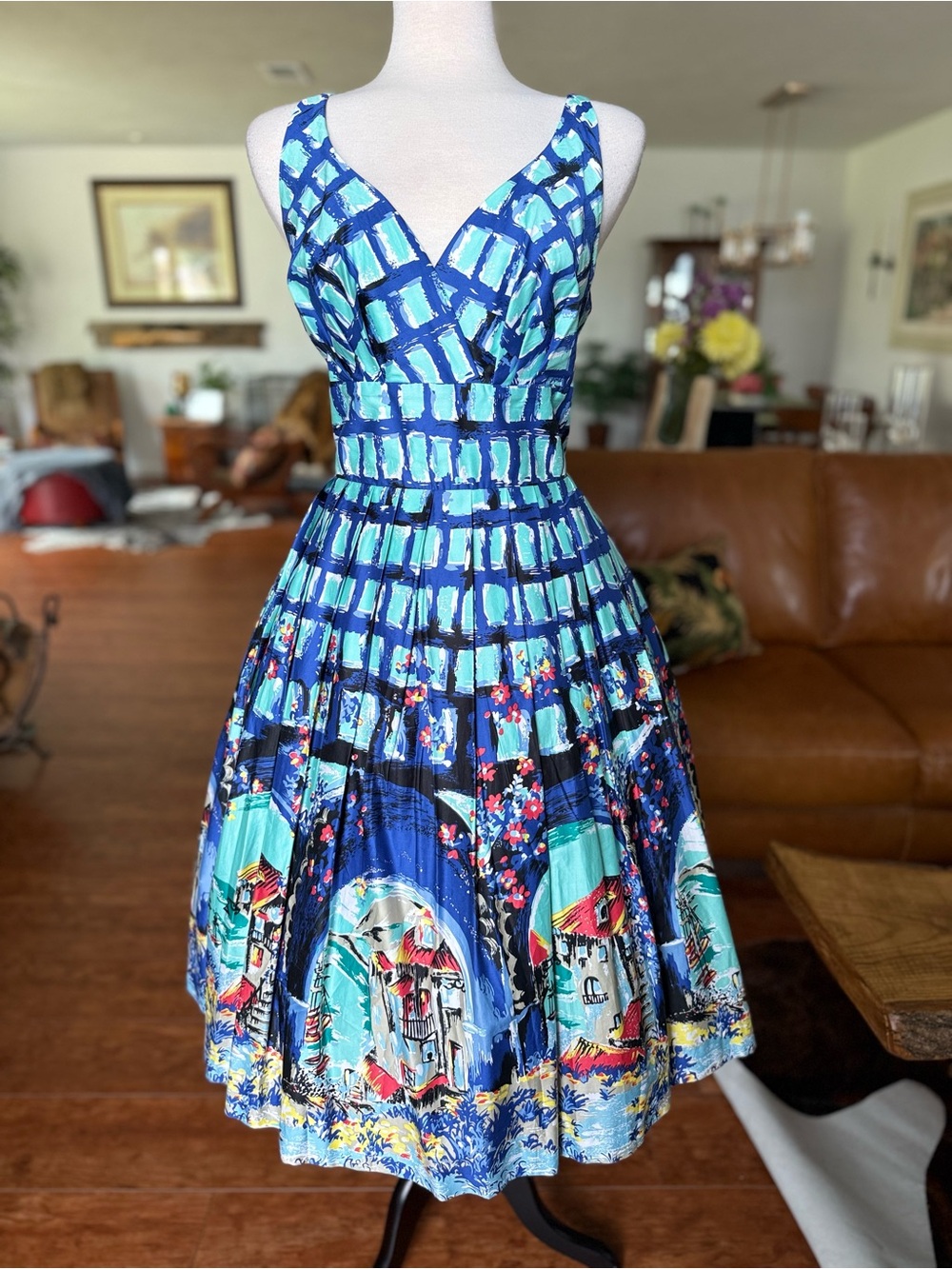 🚢 RetroSpec’d Elizabeth in Capri Pinup Swing Dress